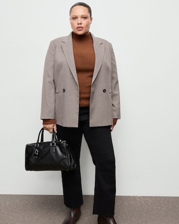 Mango Houndstooth Blazer