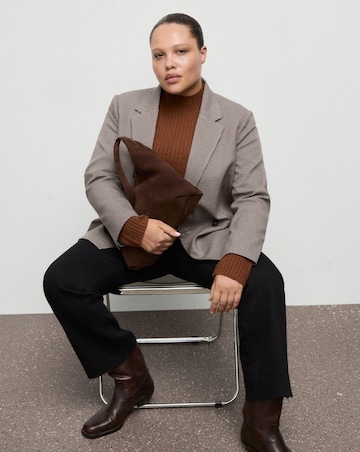 Mango Houndstooth Blazer