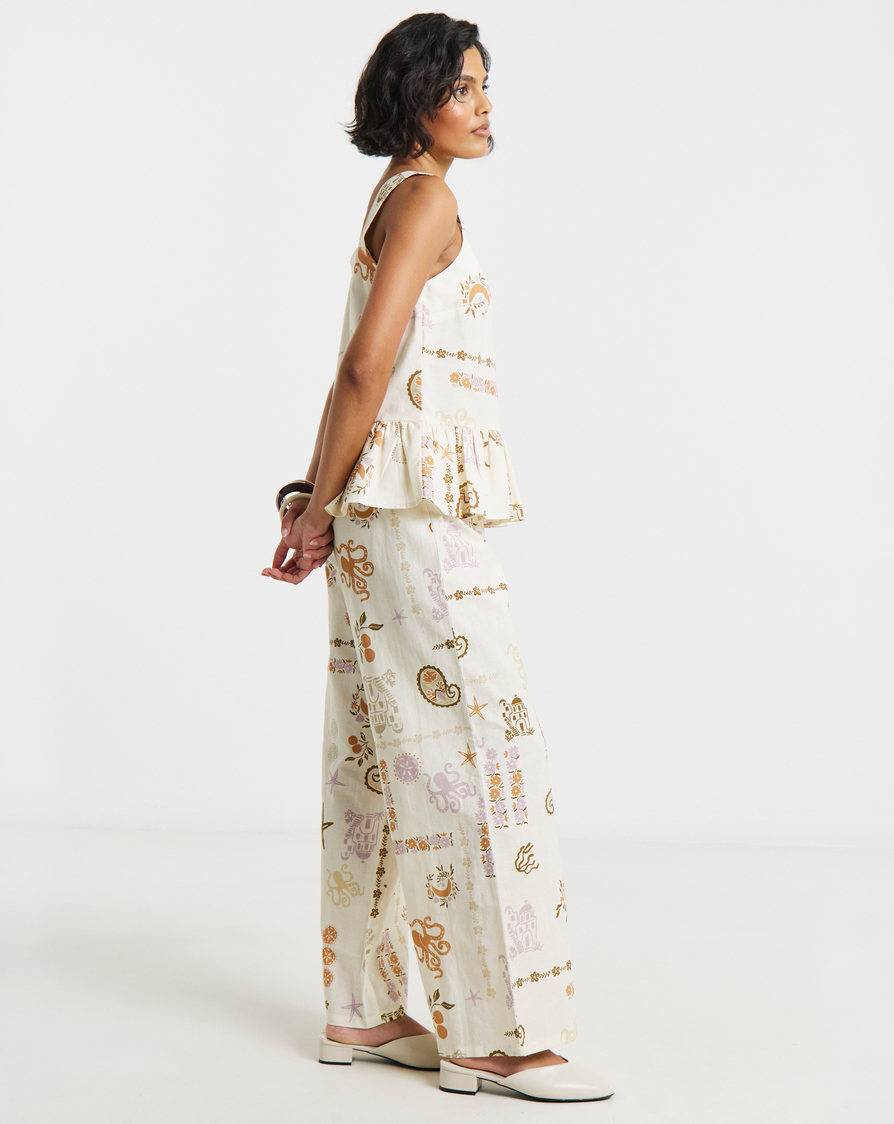 NY Printed Trousers