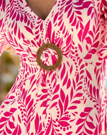 Sosandar Hoop Detail Dress