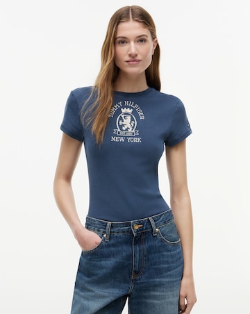 Tommy Hilfiger Garment Dye Crest Tee