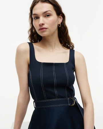 Tommy Hilfiger Contrast Stitch Tank Dress