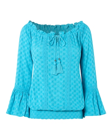 Joe Browns Perfect Holiday Broderie Top