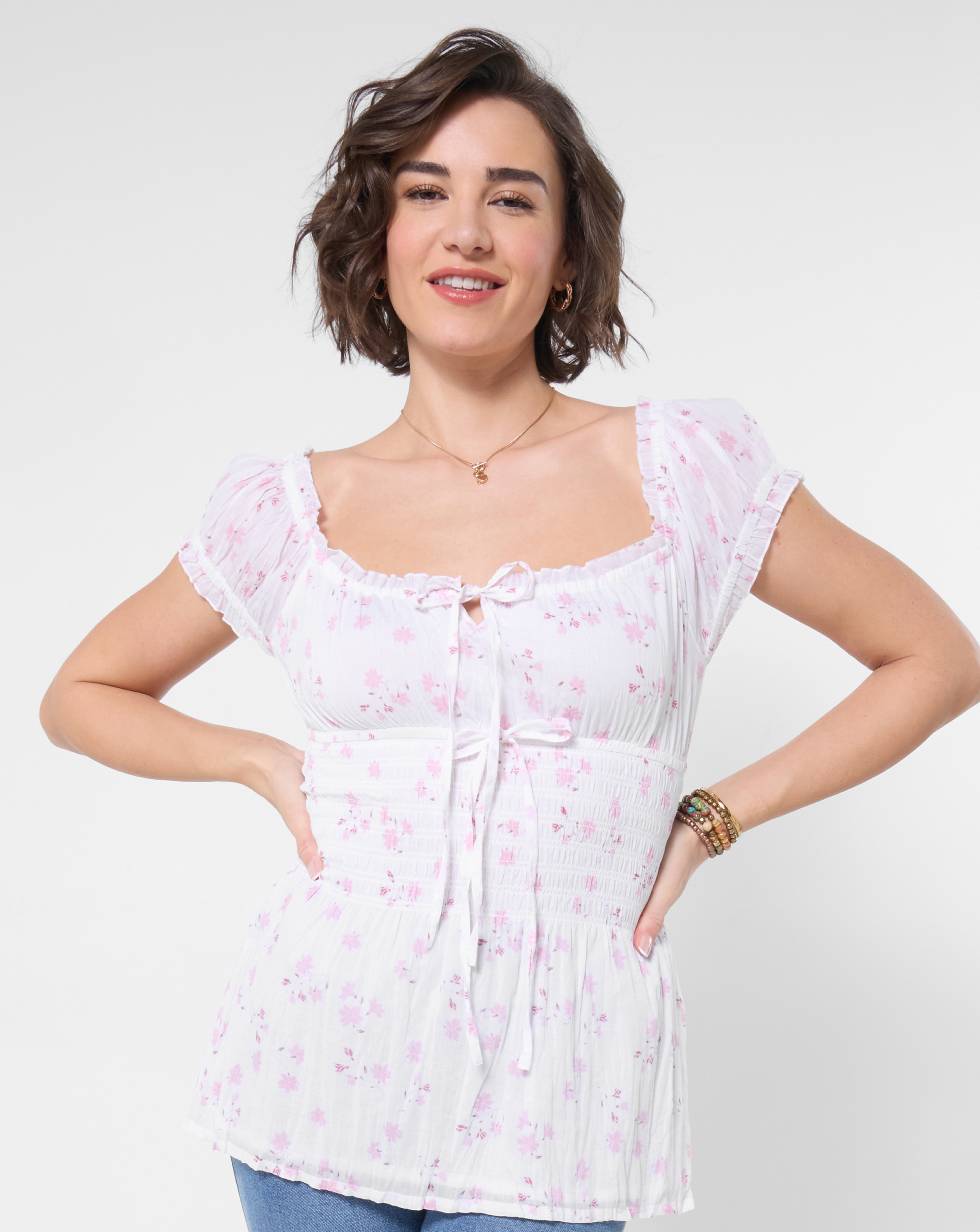 New In - Prettiest Ditsy Top