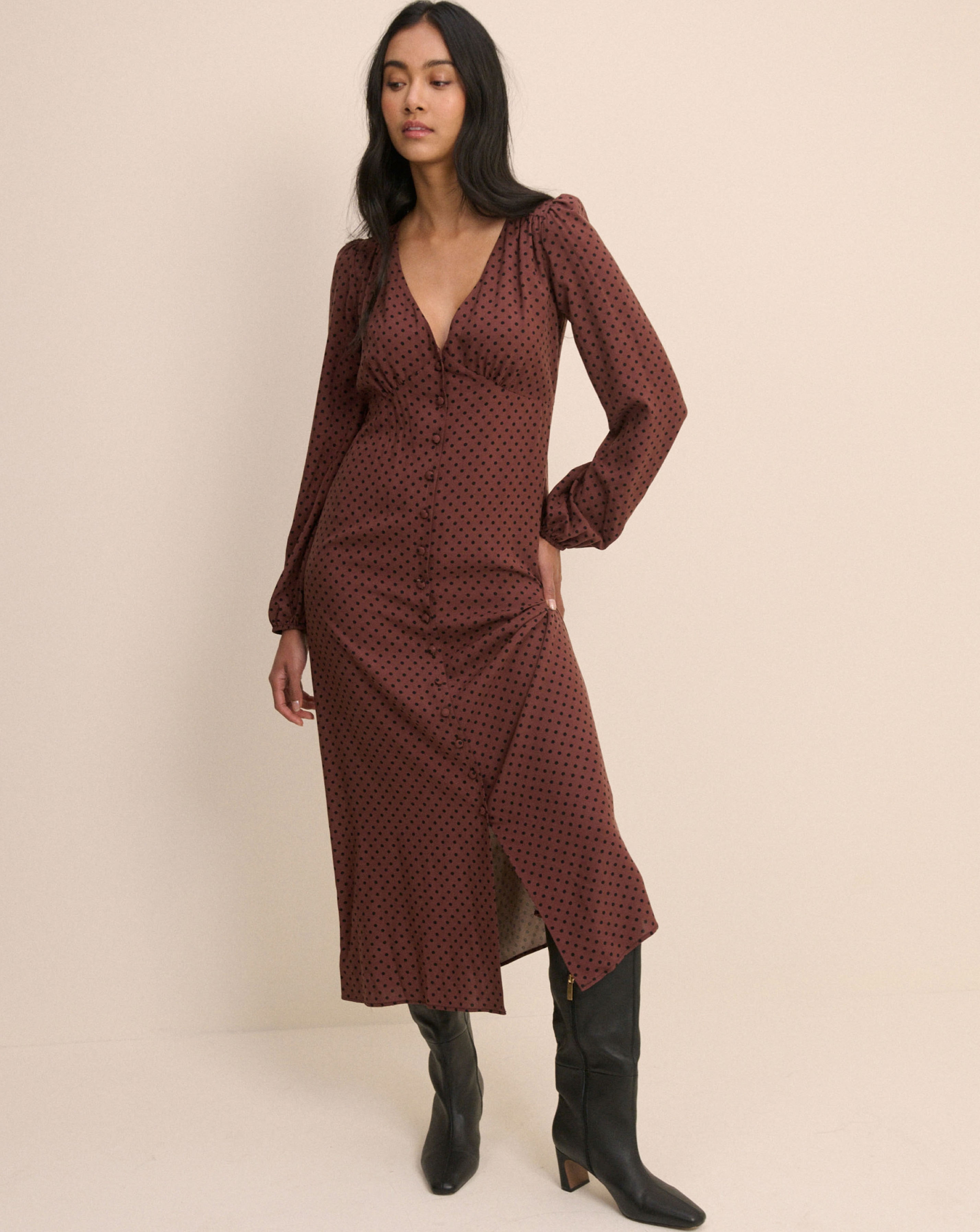 New In - NOBODY CHILD KENNEDY MIDI DRESS