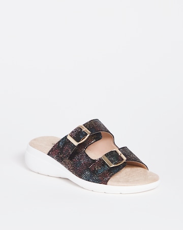 Cushion Walk Twin Buckle Sandal EEE Fit