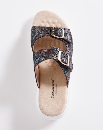 Cushion Walk Twin Buckle Sandal EEE Fit