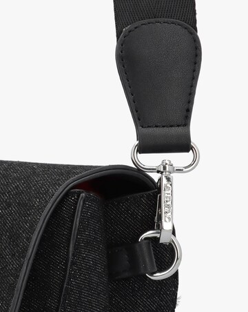 Valentino Bags Bigs Denim Black Satchel Bag