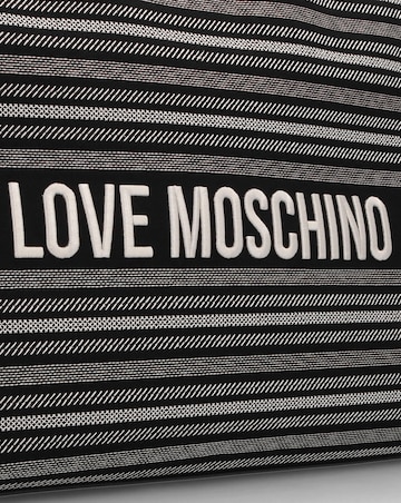 Love Moschino Flower Black Tote Bag
