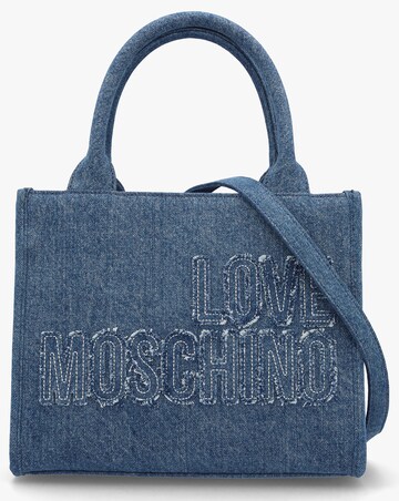 Love Moschino Denim Blue Tote Bag