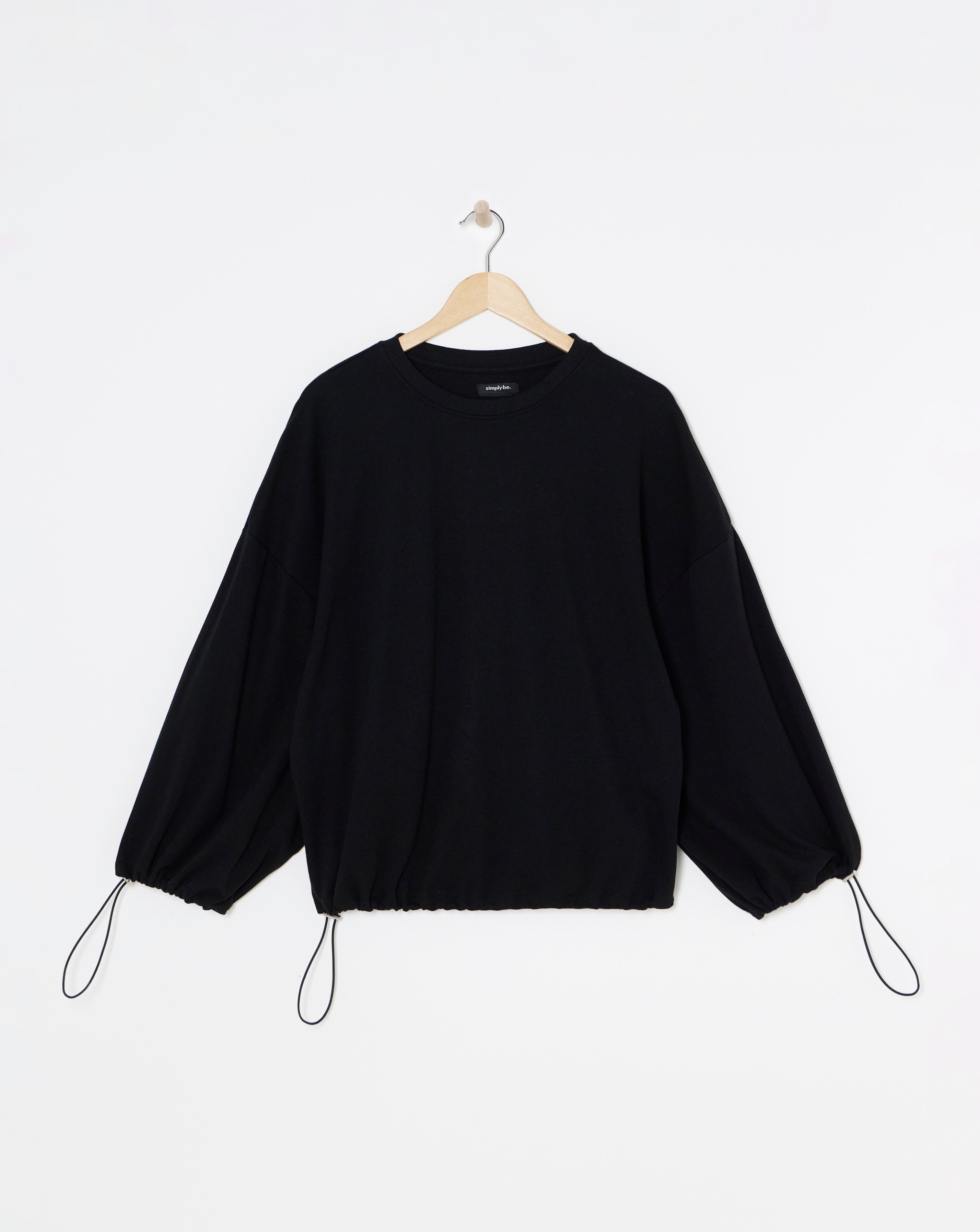 Toggle Detail Sweatshirt