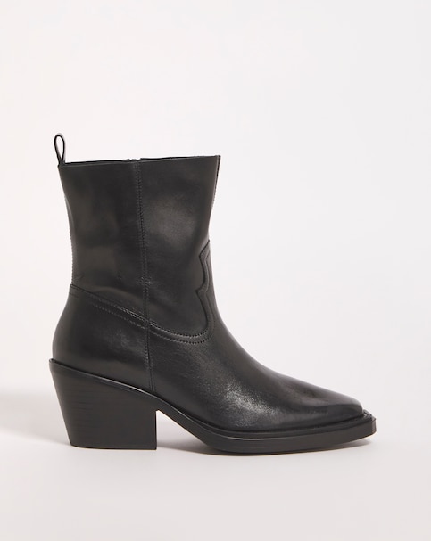 Ankle Western Boots Ex Wide