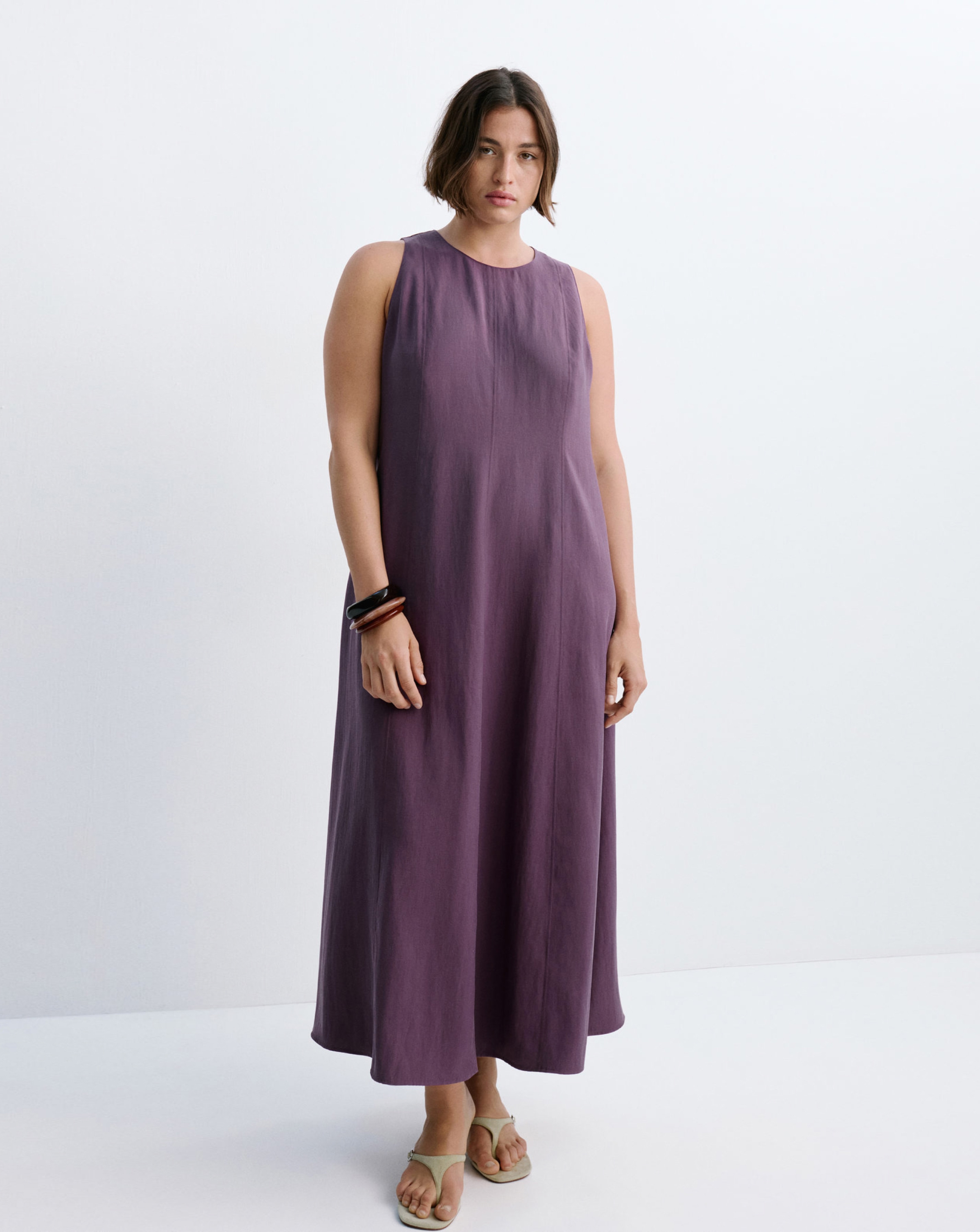 New In - Mango A-Line Dress With Seam Detail