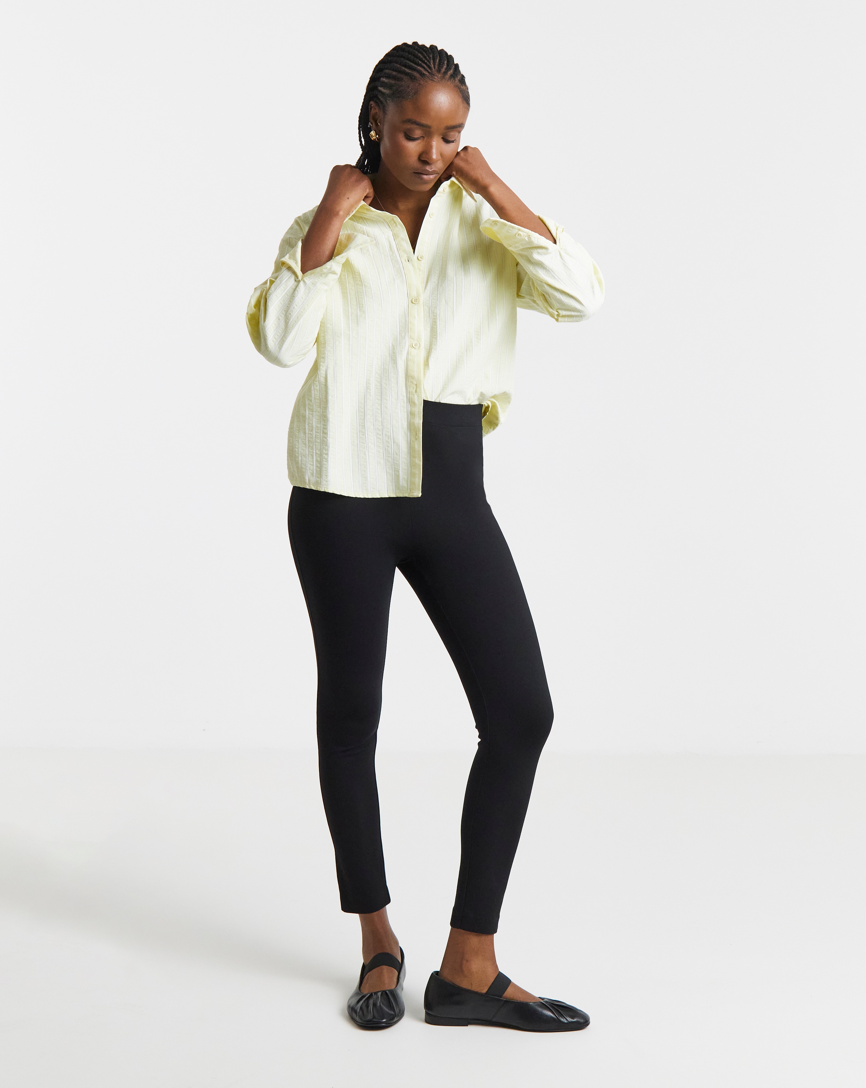 High Waisted Ponte Shaper Legging