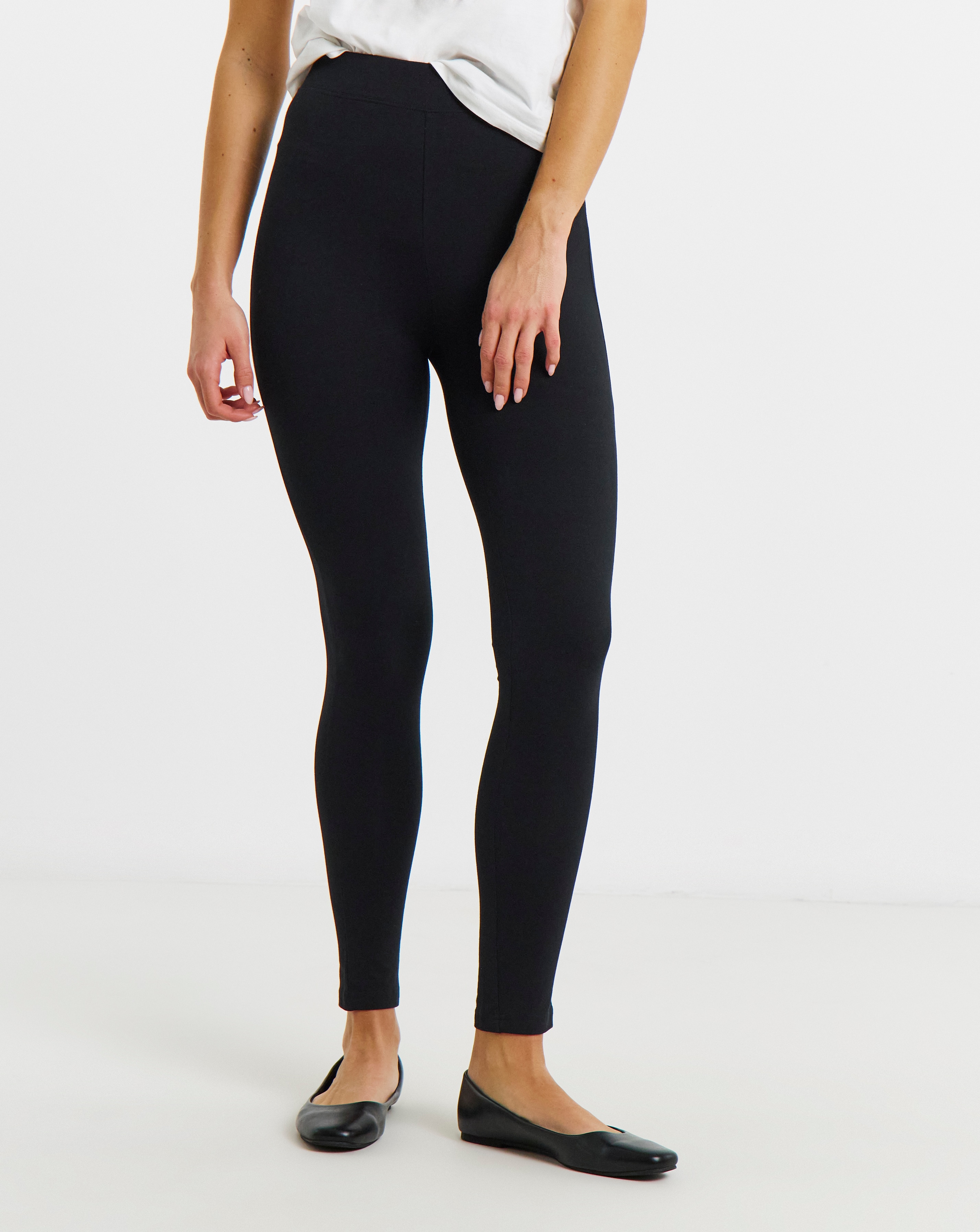 New In - Cotton Rich High Waisted Legging