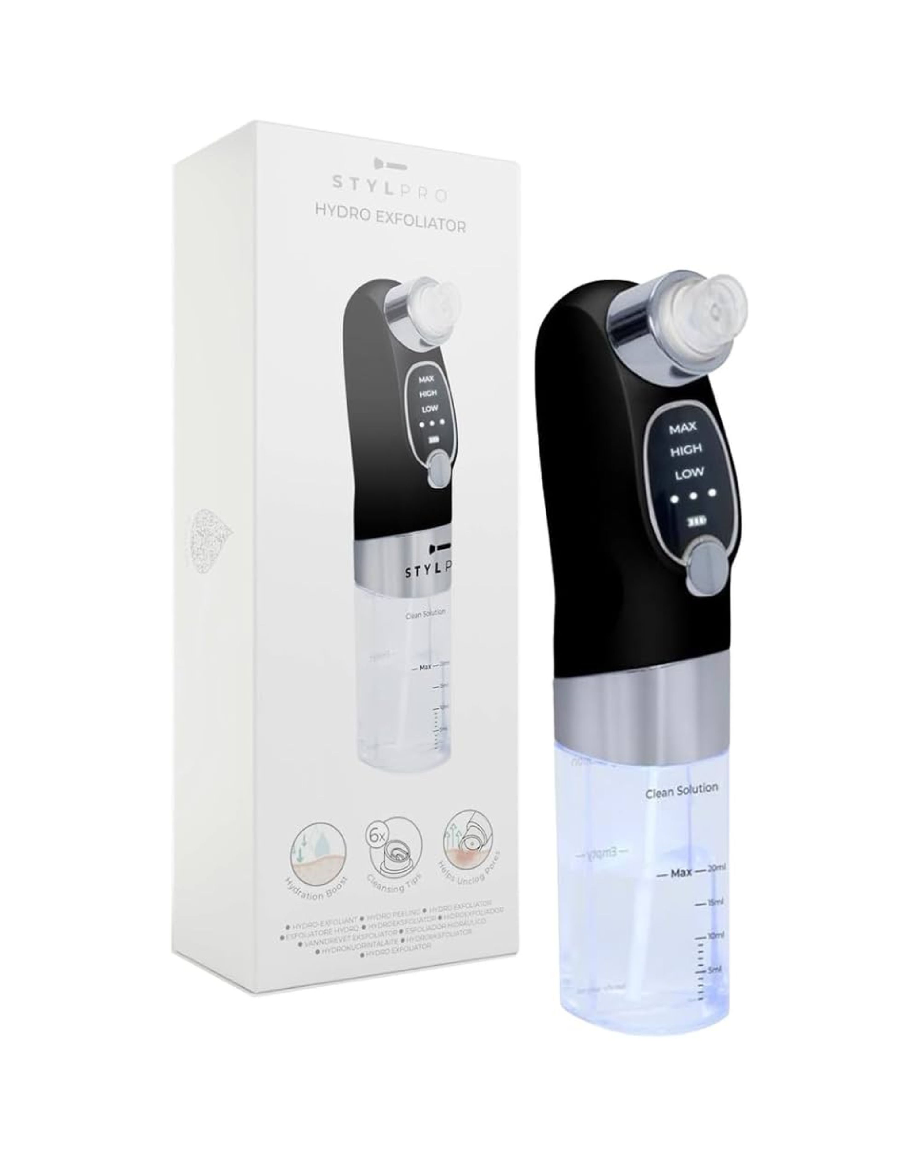 New In - Stylpro Hydro Exfoliator Pore Cleaner