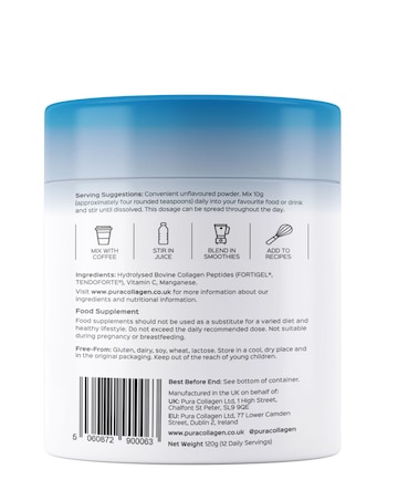 Pura Collagen Flex+ Mini 120g Unflavoured