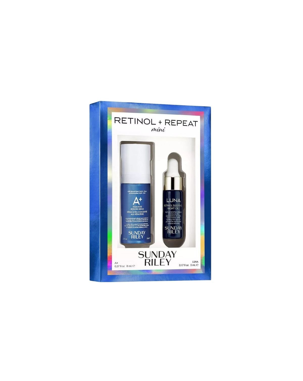 SundayRiley Mini Retinol+Repeat Skincare
