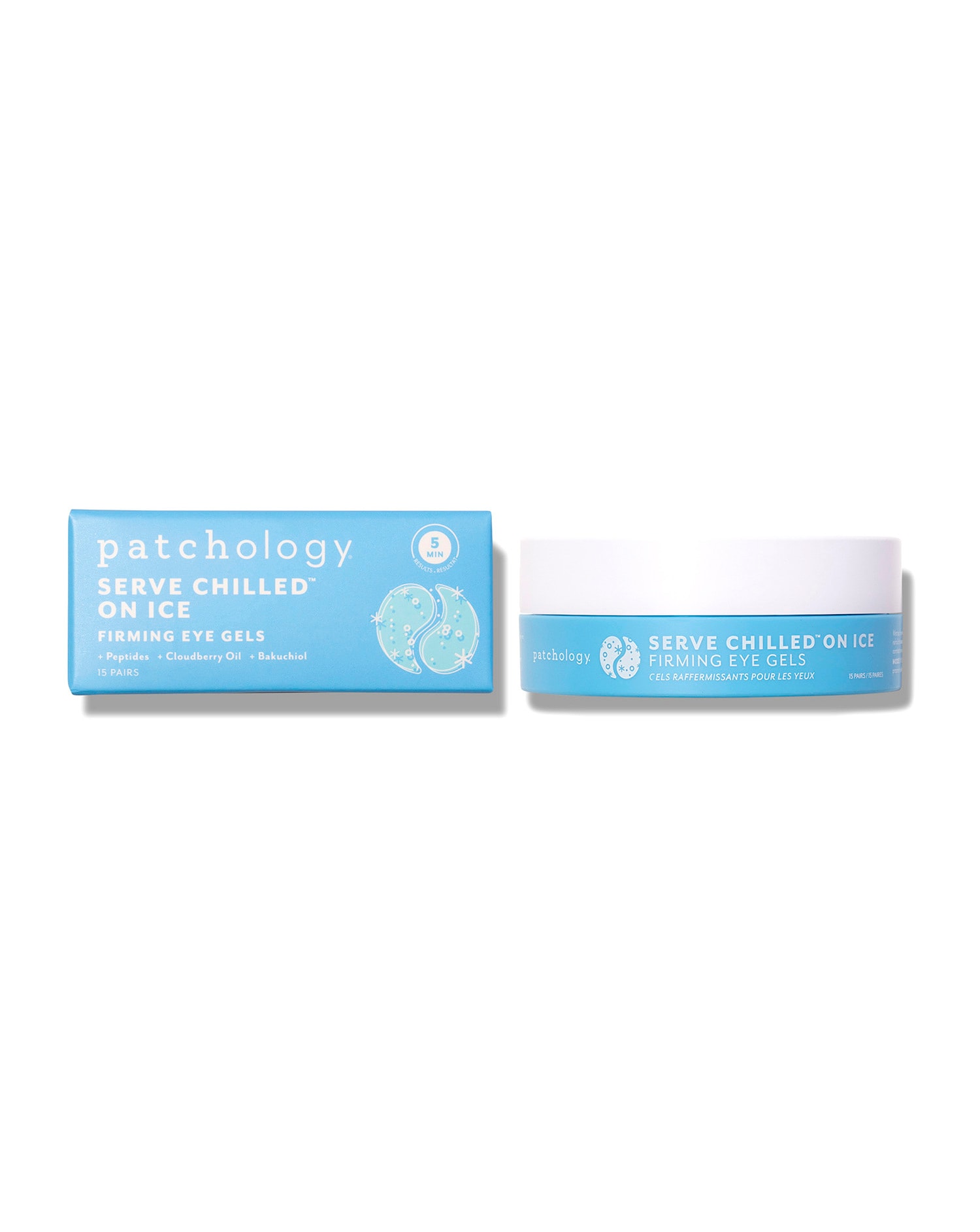 Patchology Served Chilled On Ice Firming Eye Gels - 15 Pack
