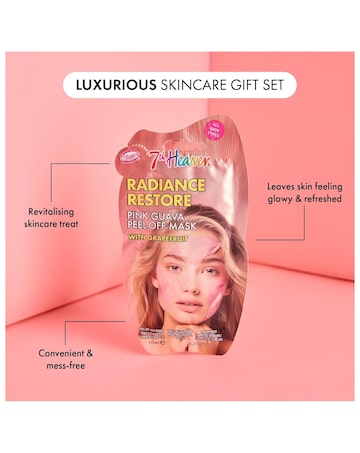 7th Heaven 10 Piece Face Mask & Cloth Pamper Hamper