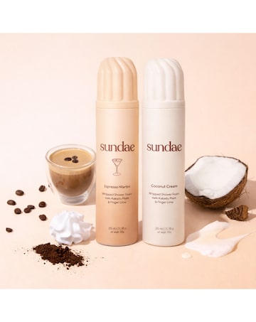 Sundae Expresso Martini & Coconut Cream Whipped Shower Foam Gift Set