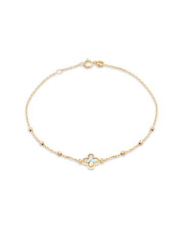 9ct Yellow Gold Mother of Pearl Bracelet