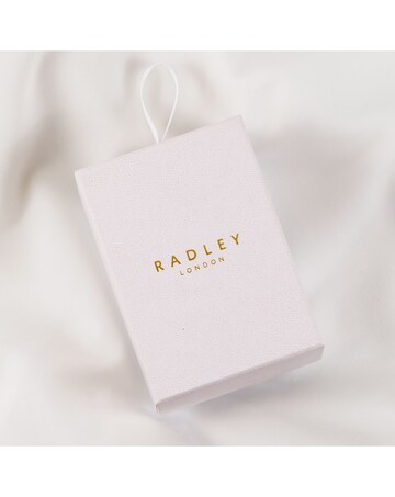 Radley Rose Gold Plated Mother of Pearl Flamingo Leather Strap Watch