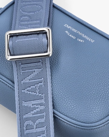 Emporio Armani Cervo Blue Camera Bag