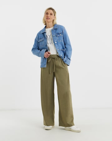 Embroidered T-Shirt Fish Graphic