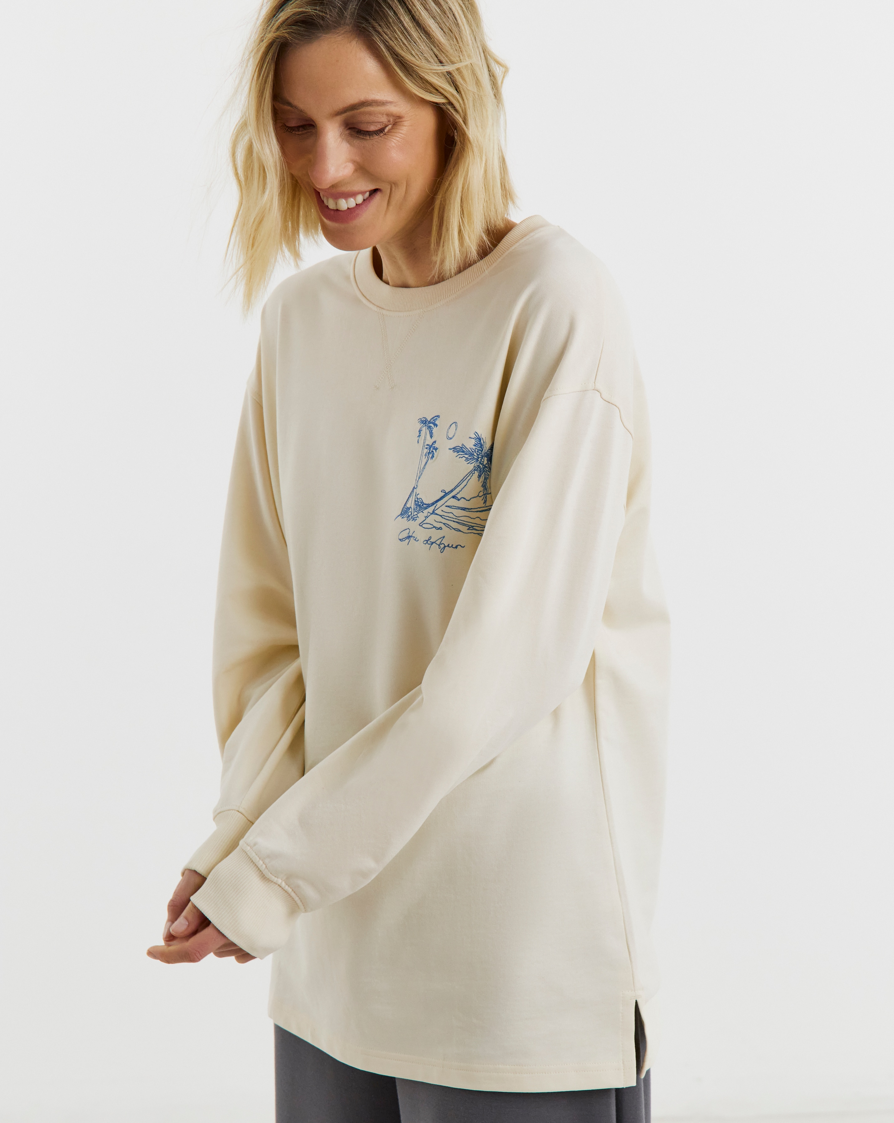 New In - The Classic Longline Sweatshirt