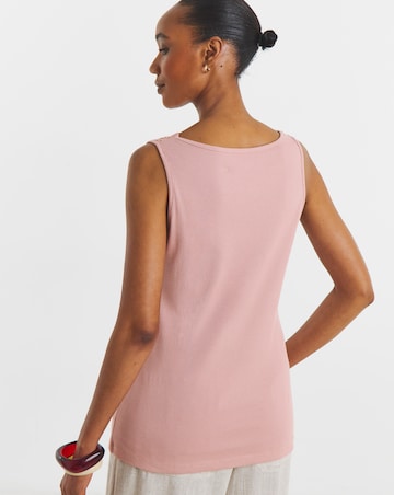 V-Neck Lace Trim Vest