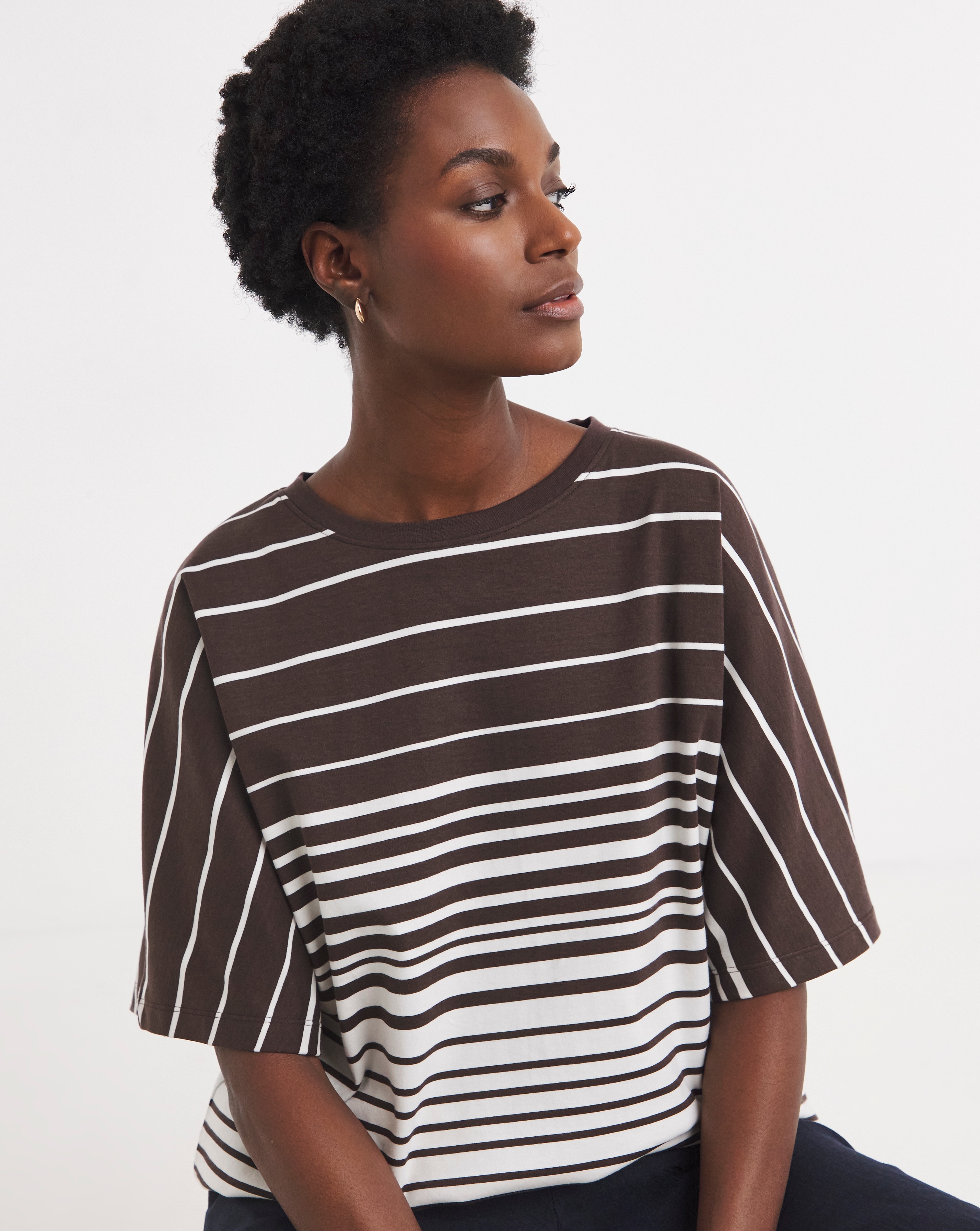 New In - Anthology Stripe Batwing Top