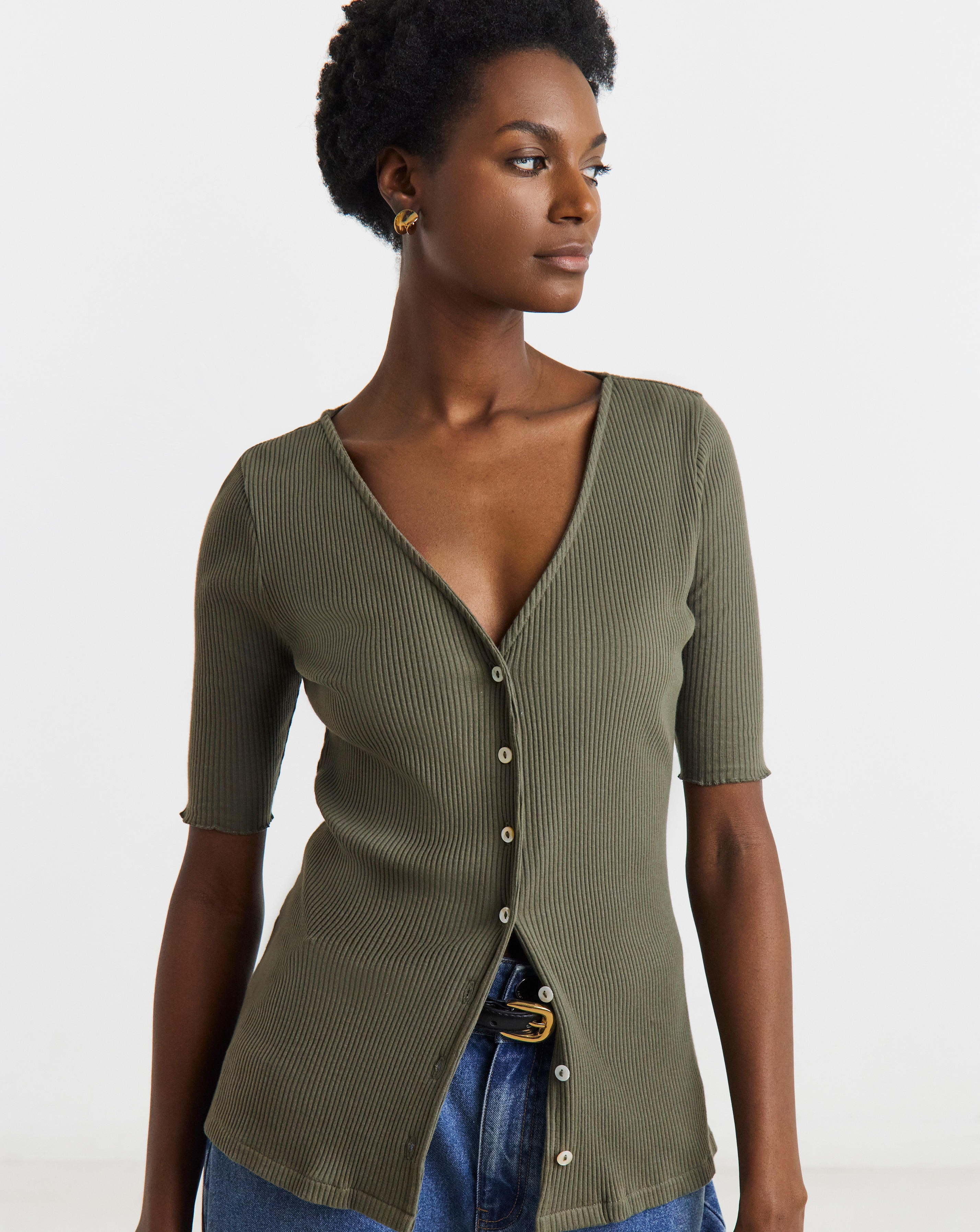 New In - Lettuce Trim Cardigan