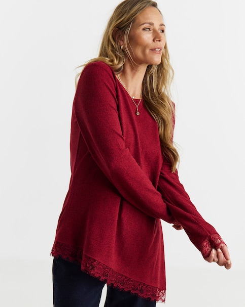 New In - Crew Lace Ayshem Long Top