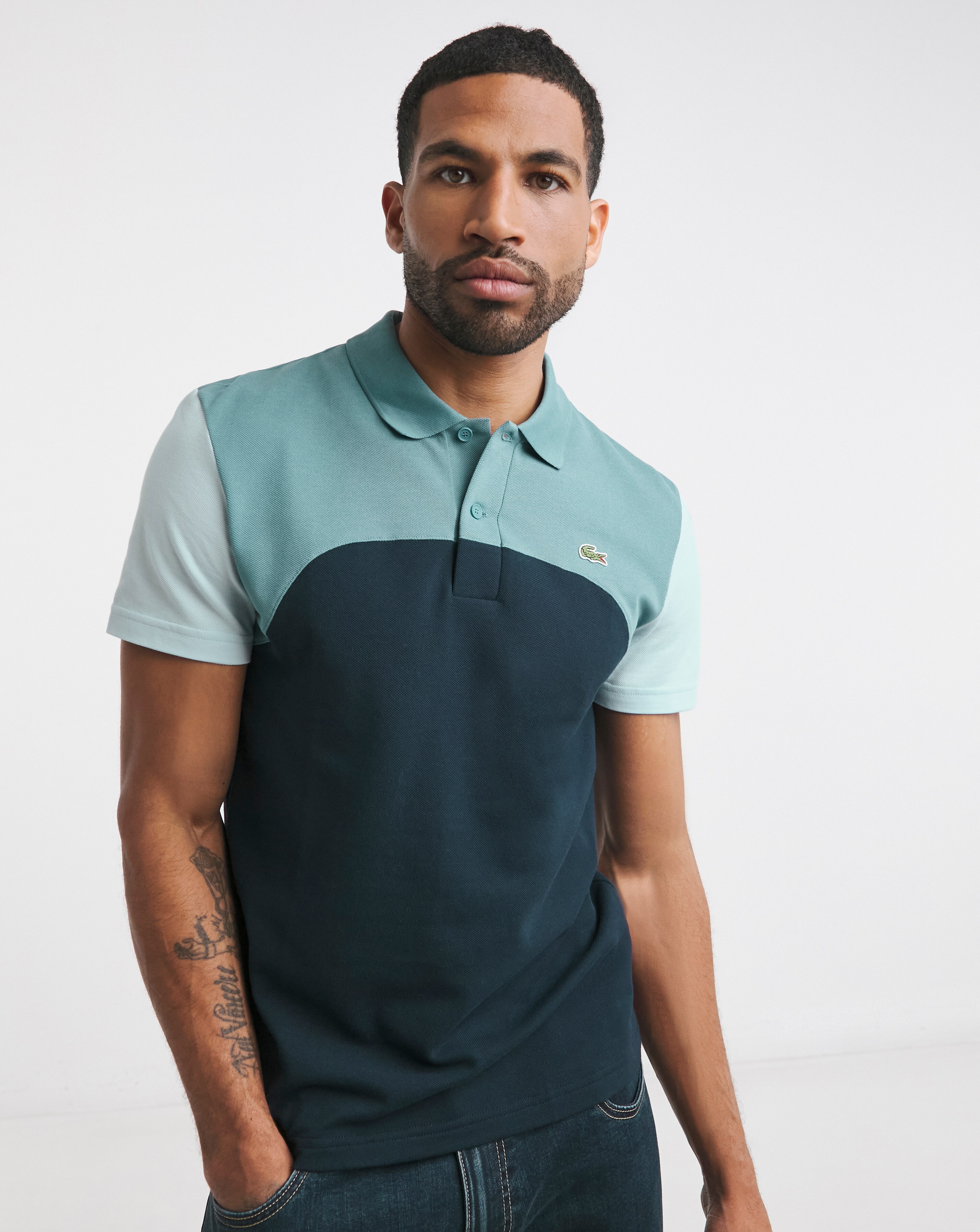 Lacoste Short Sleeve Colourblock Polo
