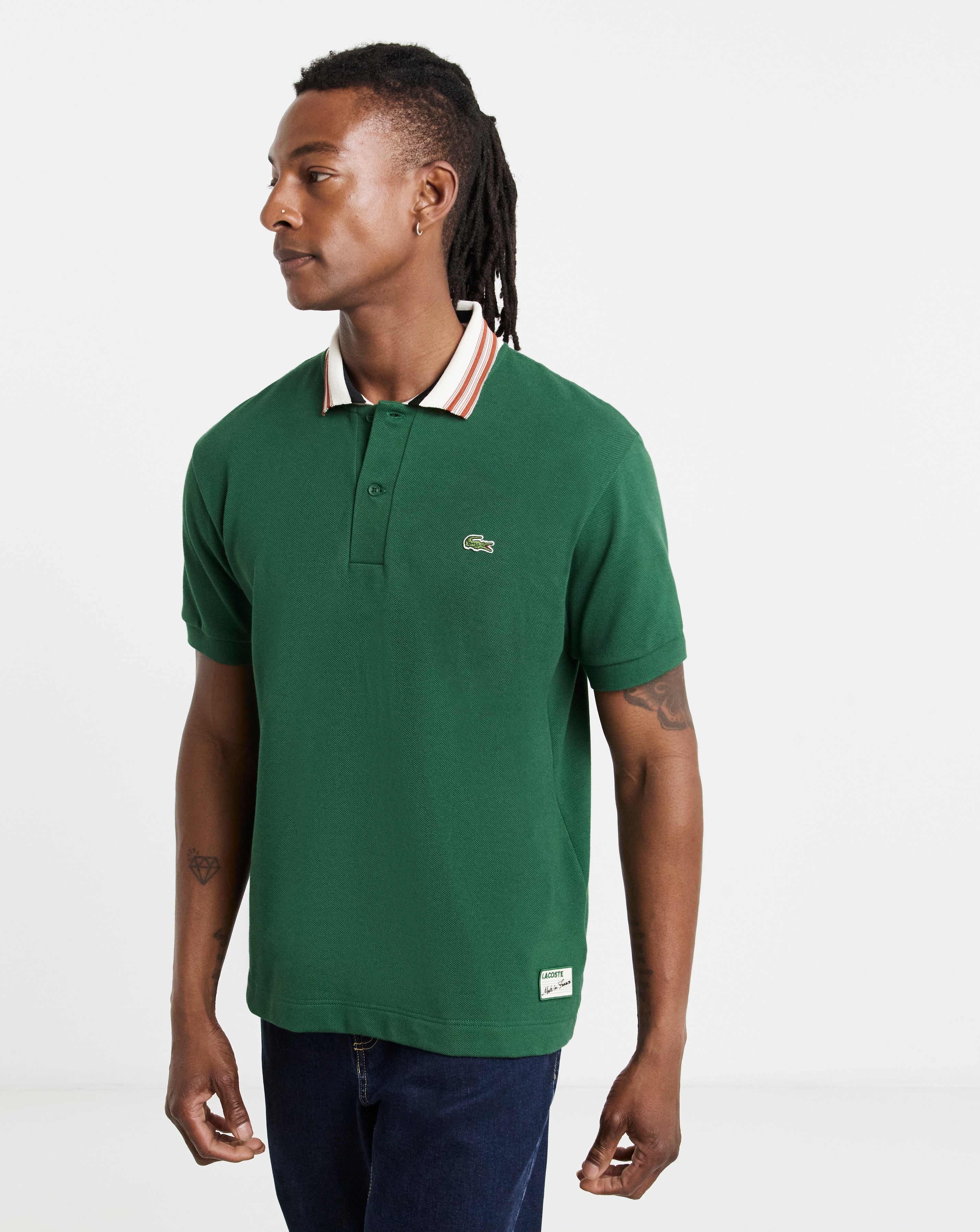 Lacoste Contrast Collar Polo