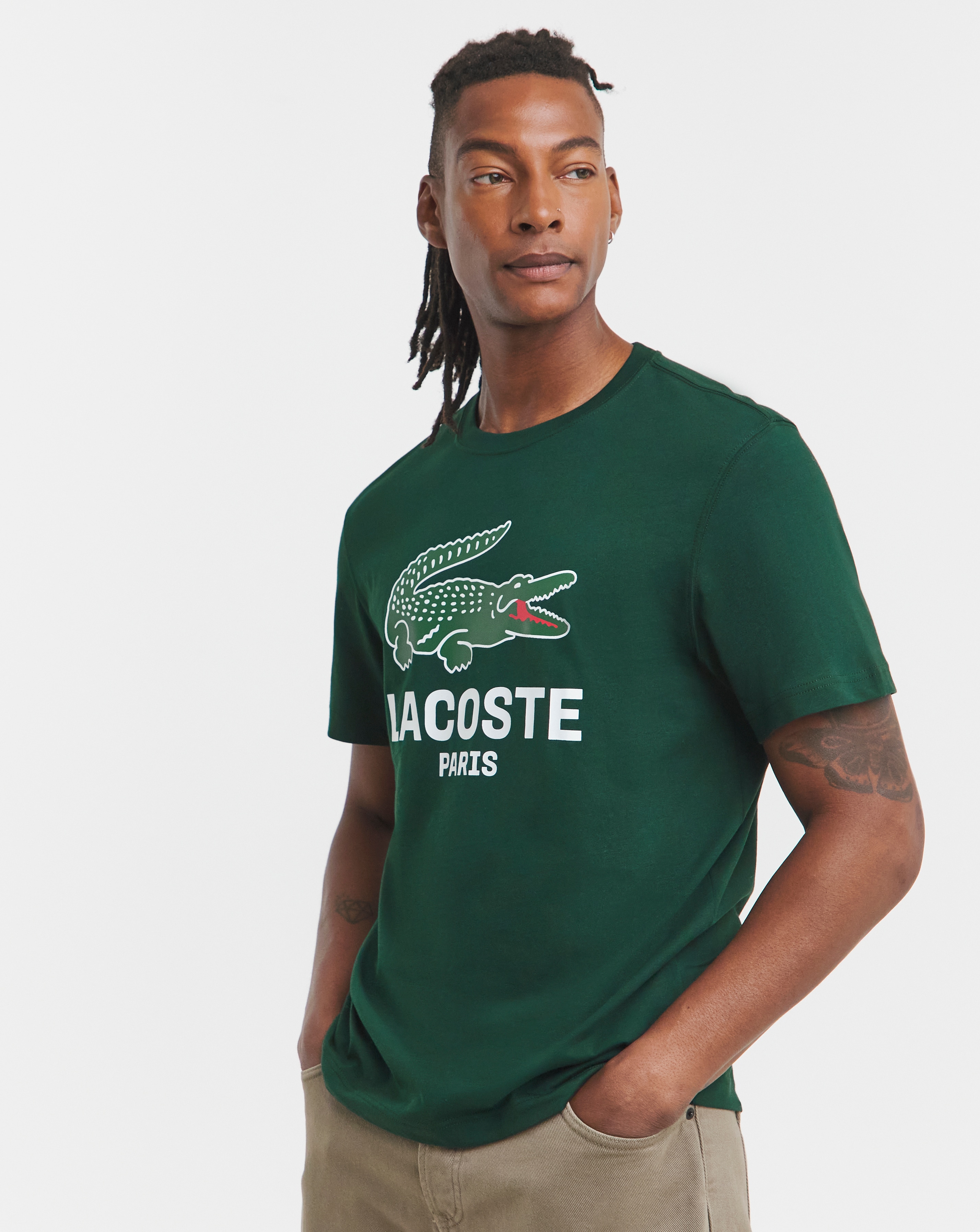 Lacoste Large Croc Logo T-Shirt