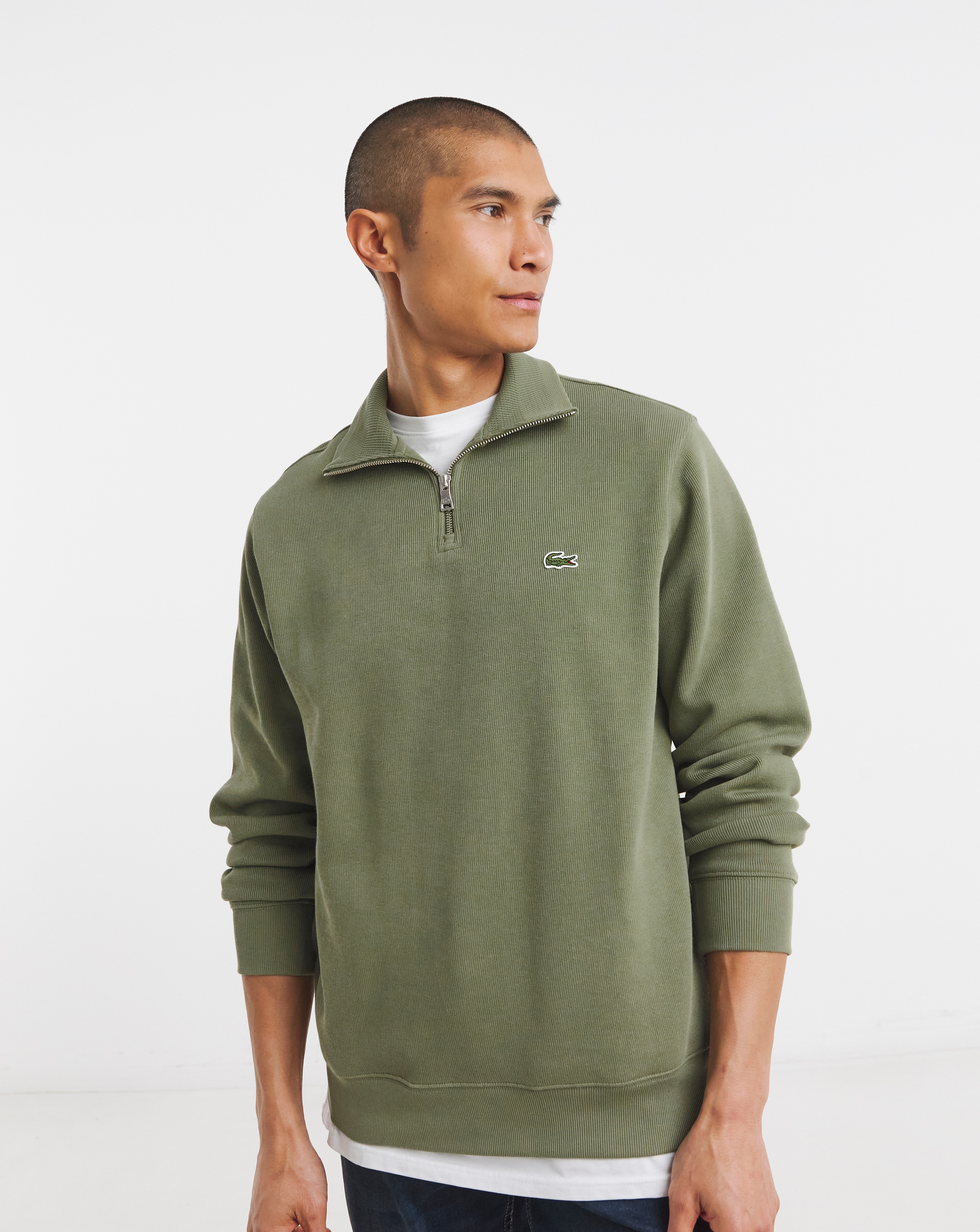 Lacoste Classic 1/4 Zip Sweat Top