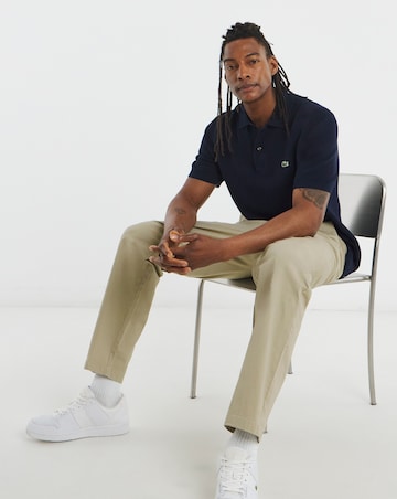 Lacoste Short Sleeve Knitted Polo - Navy