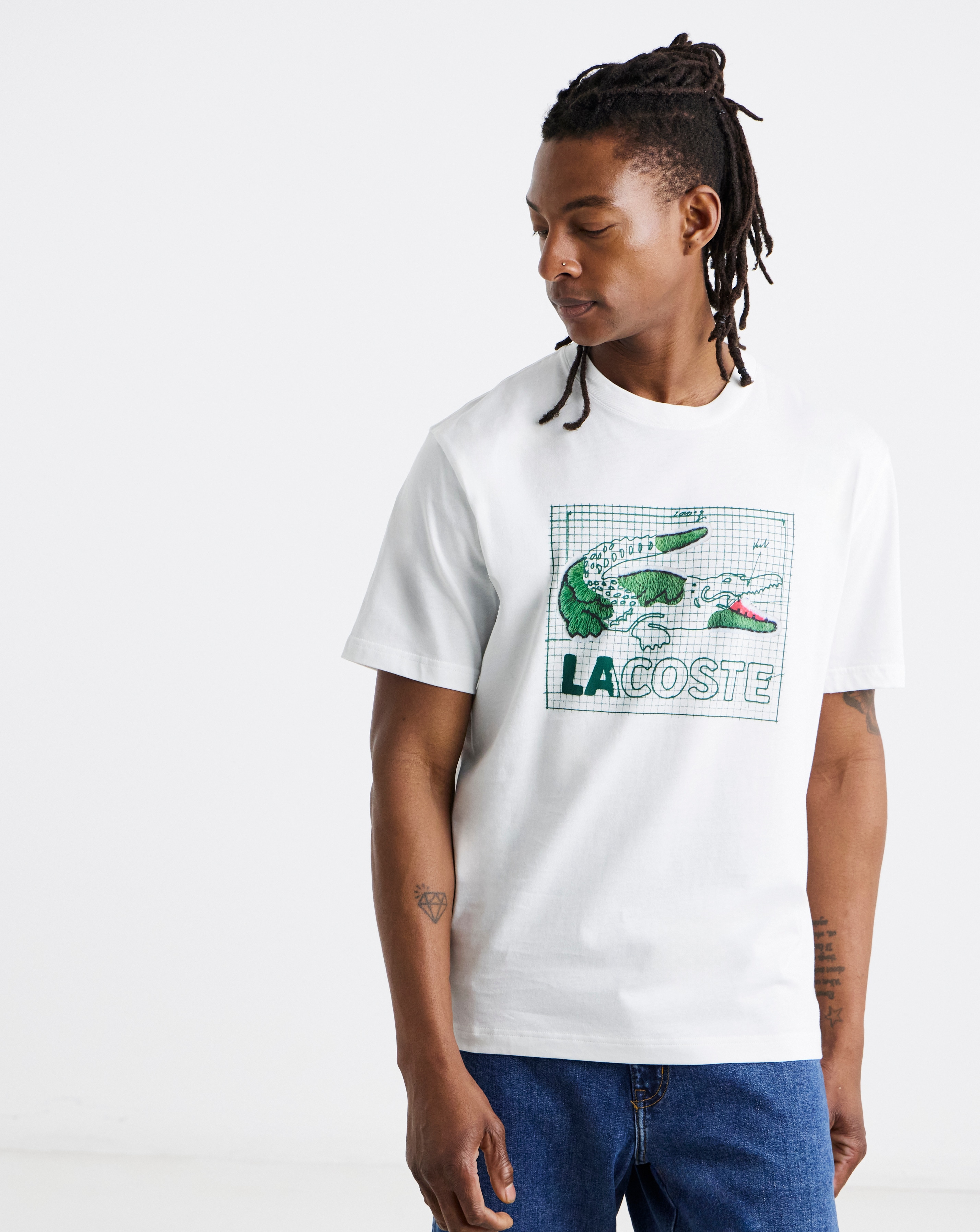 New In - Lacoste Graphic Croc T-Shirt