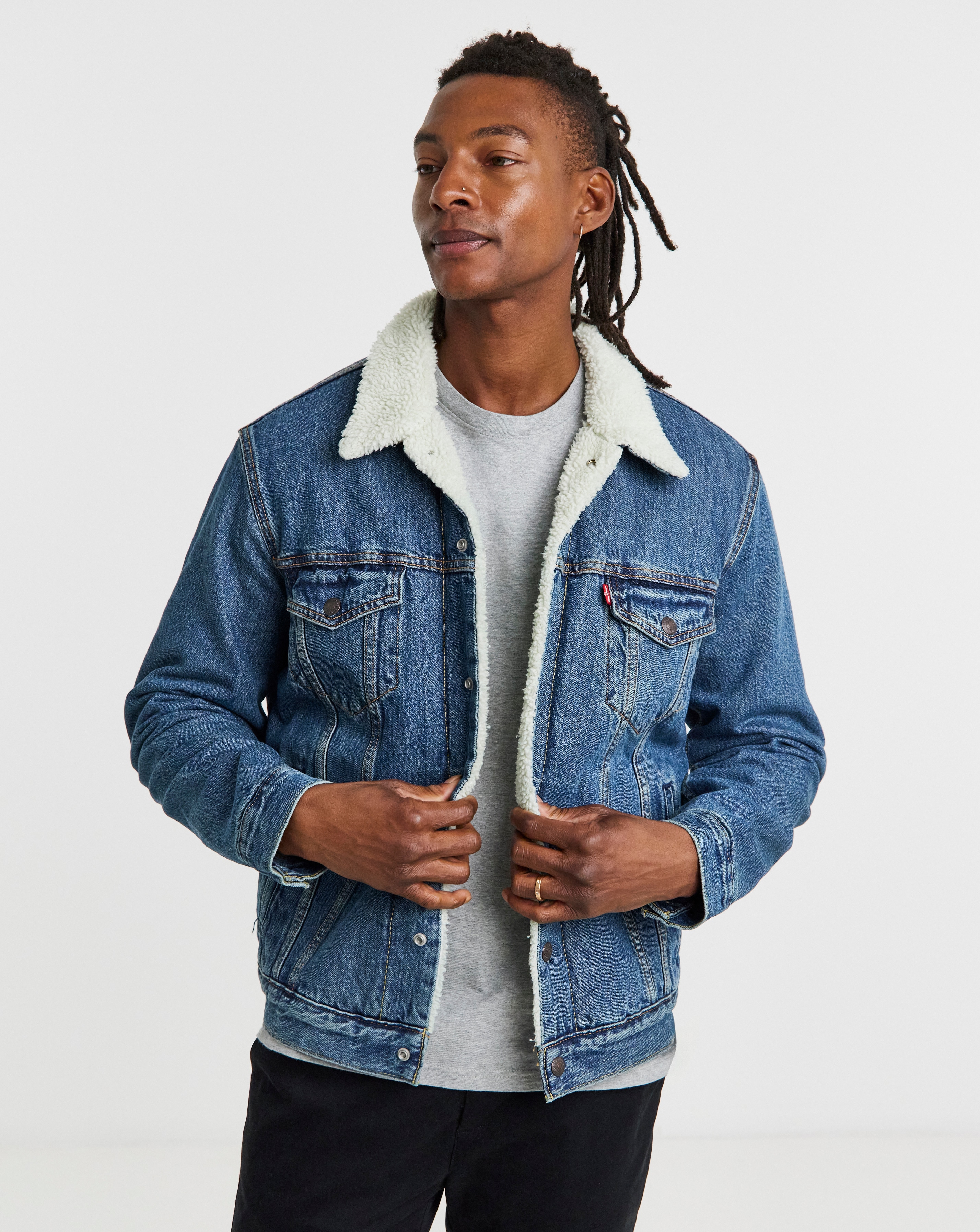 Levi's Sherpa Denim Trusket Jacket
