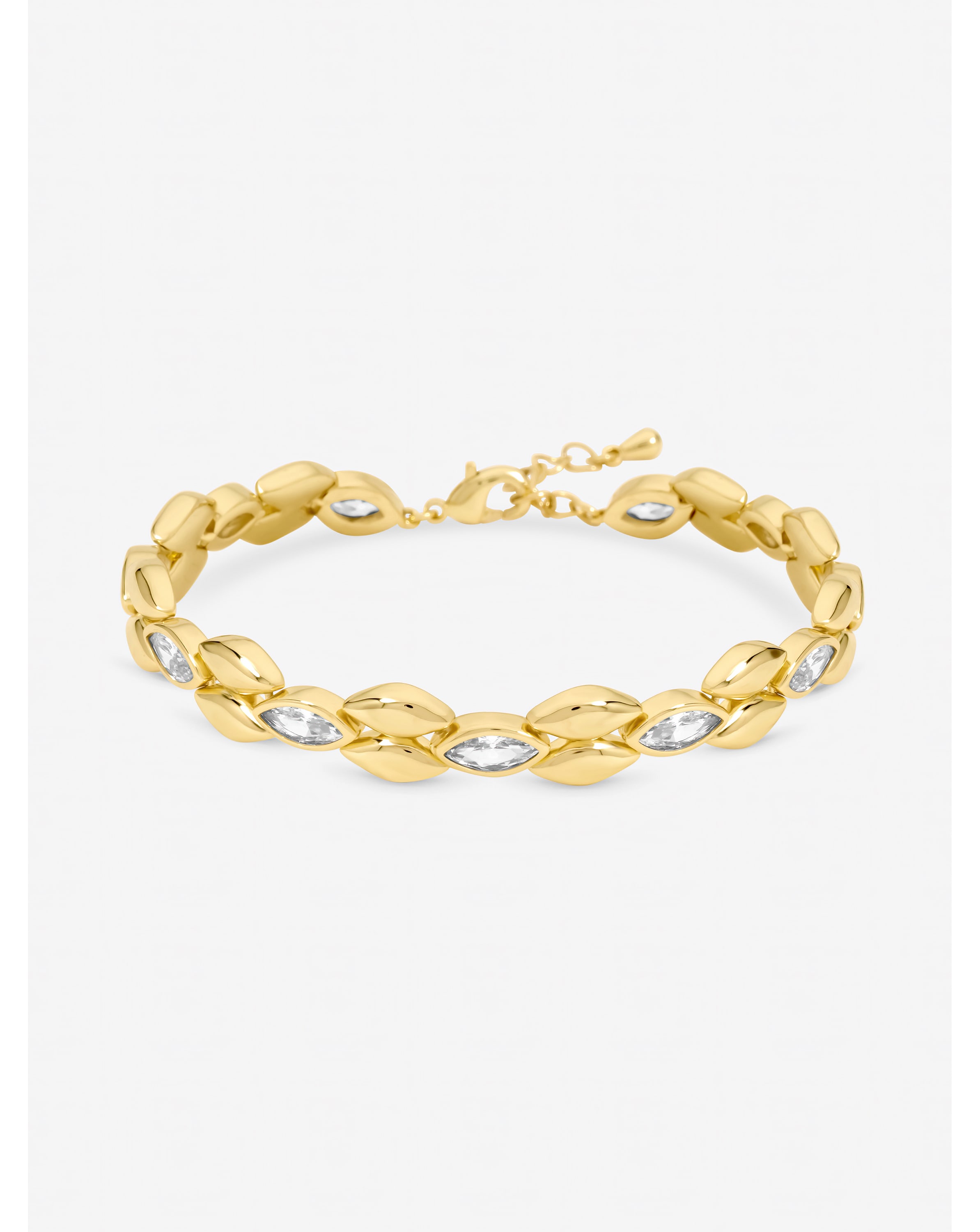 New In - Gold Plated and Crystal Bracelet