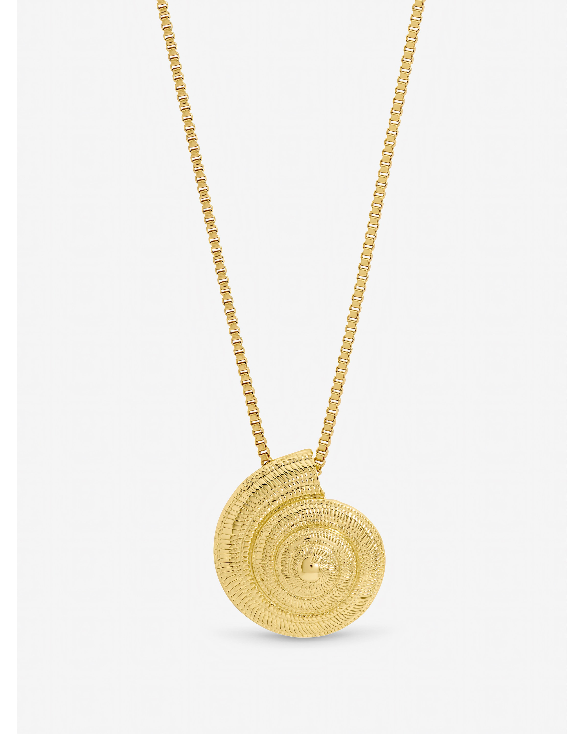 New In - Gold Plated Statement Shell Necklace