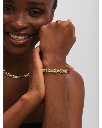 Jon Richard Gold Plated and Crystal Bracelet