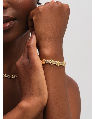 Jon Richard Gold Plated and Crystal Bracelet