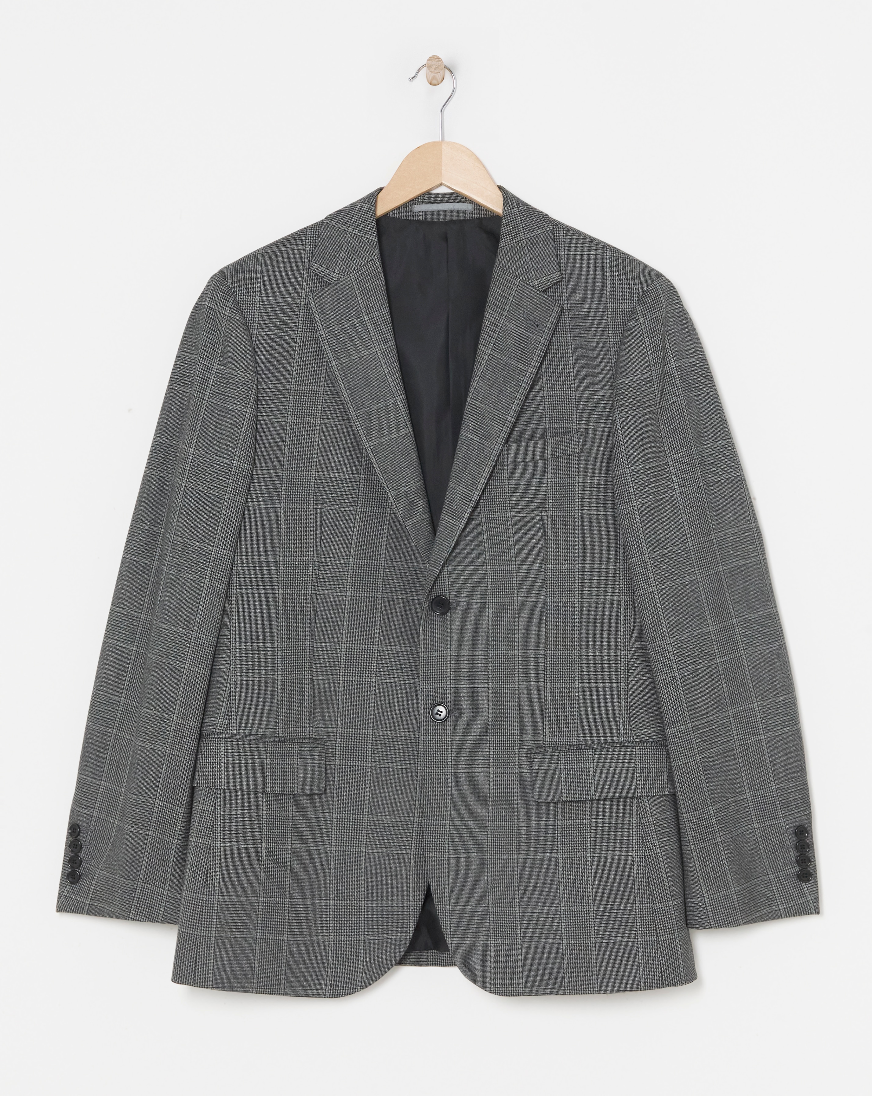 Regular Fit Prince of Wales Jacket