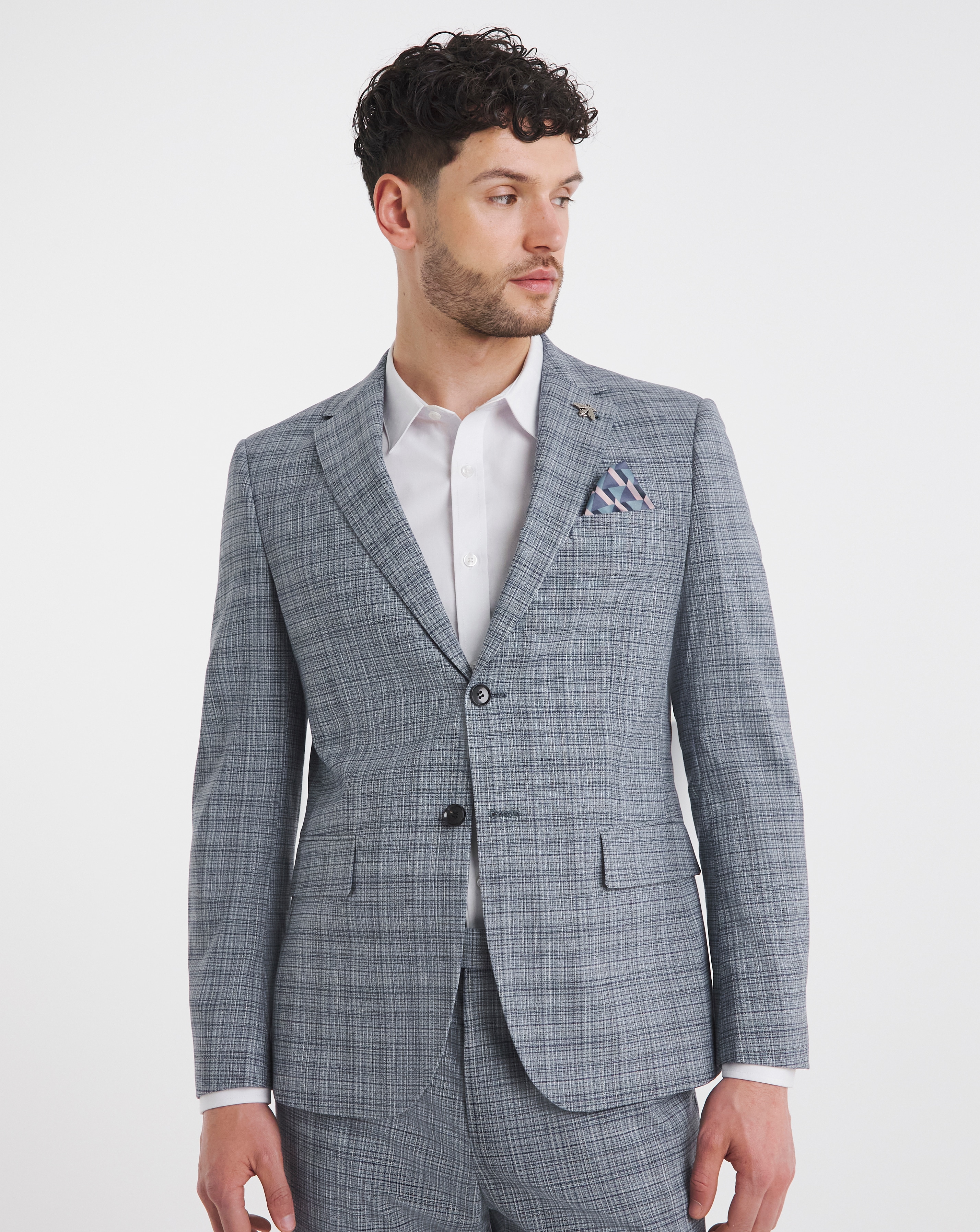 Textured Suit Jacket