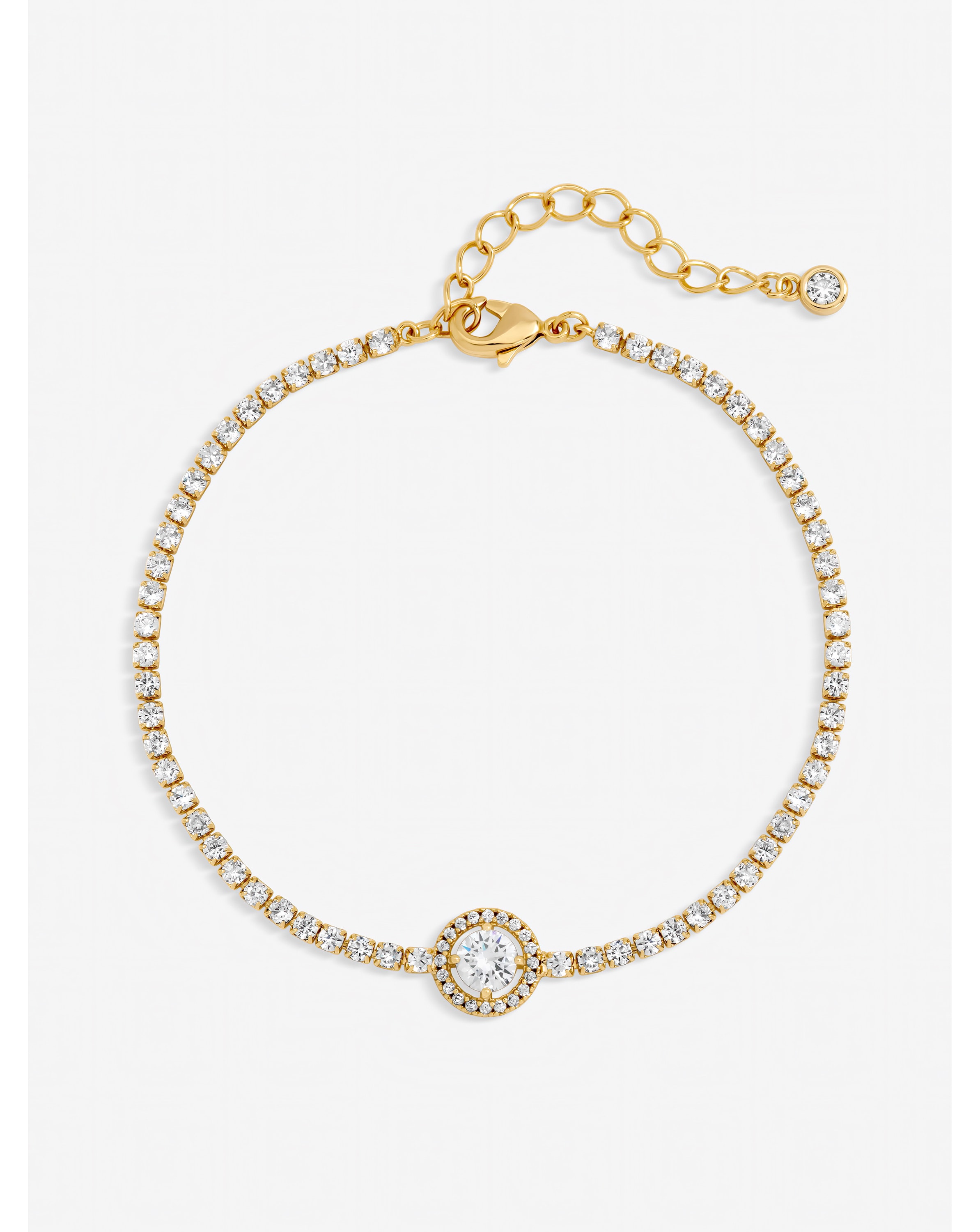 New In - Gold Plated and Crystal Stone Bracelet