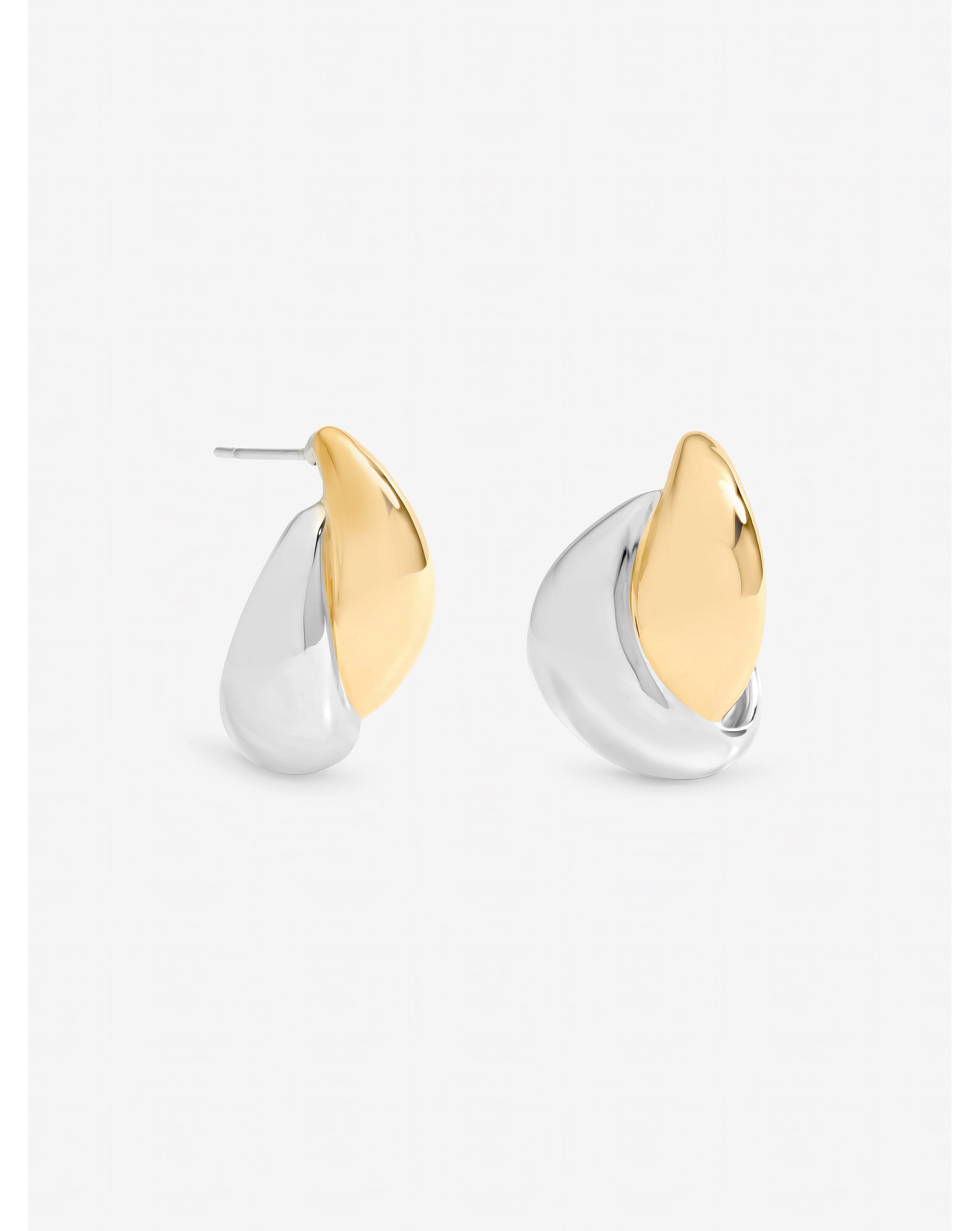 New In - Jon Richard Two Tone Statement Earrings