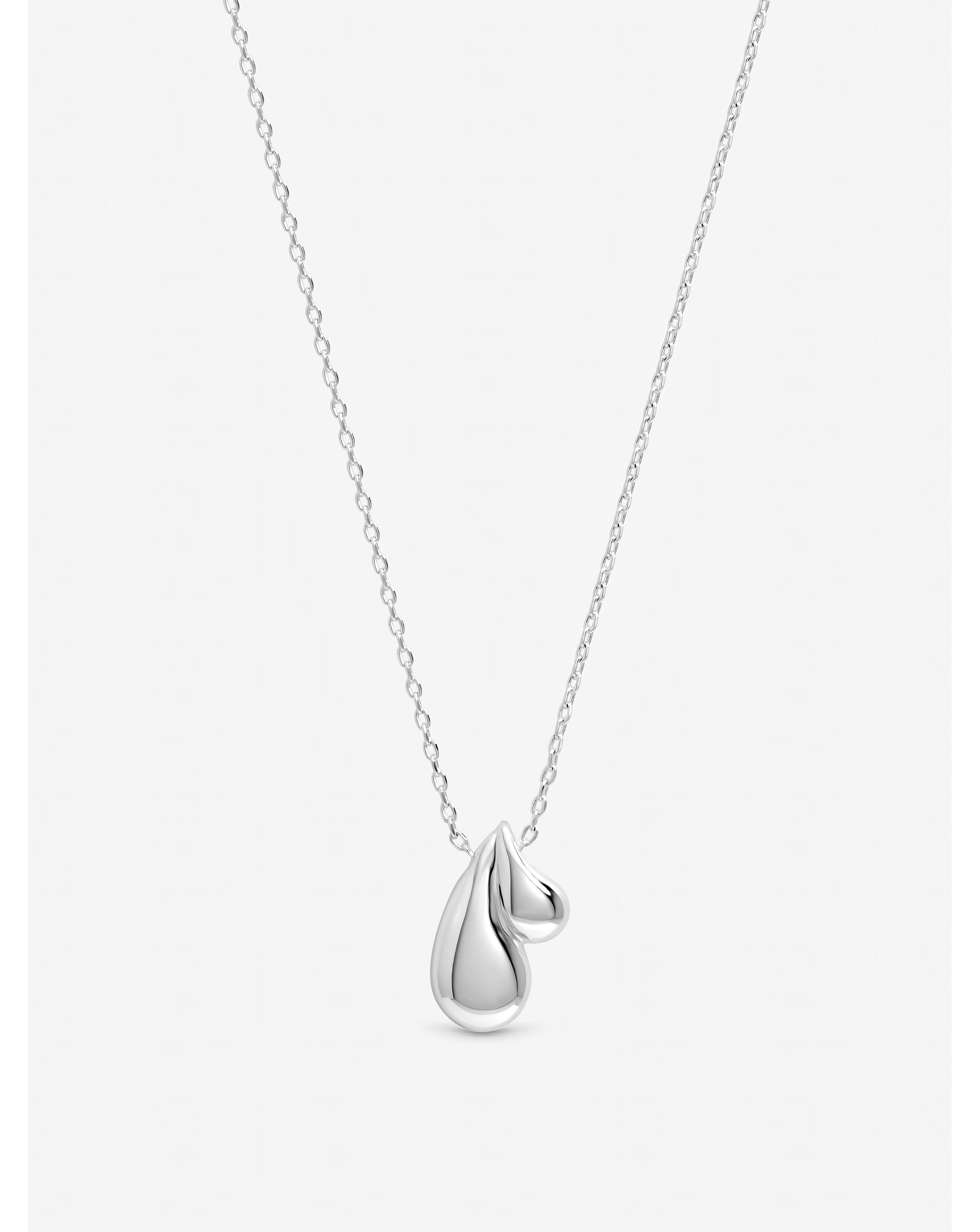 New In - Sterling Silver Plated Nugget Pendant